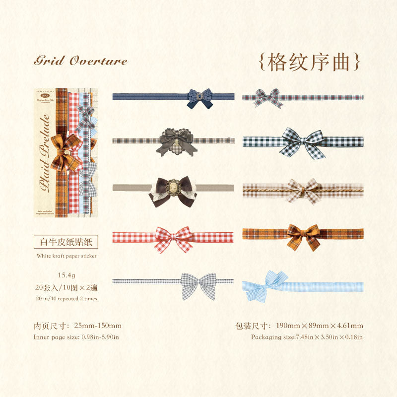 Gift Decoration Cardboard Bow Sticker