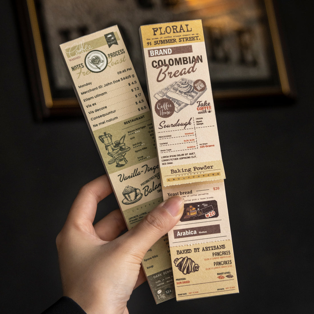 Coffee Mood Scrapbooking Paper