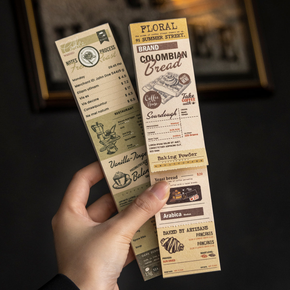 Coffee Mood Scrapbooking Paper