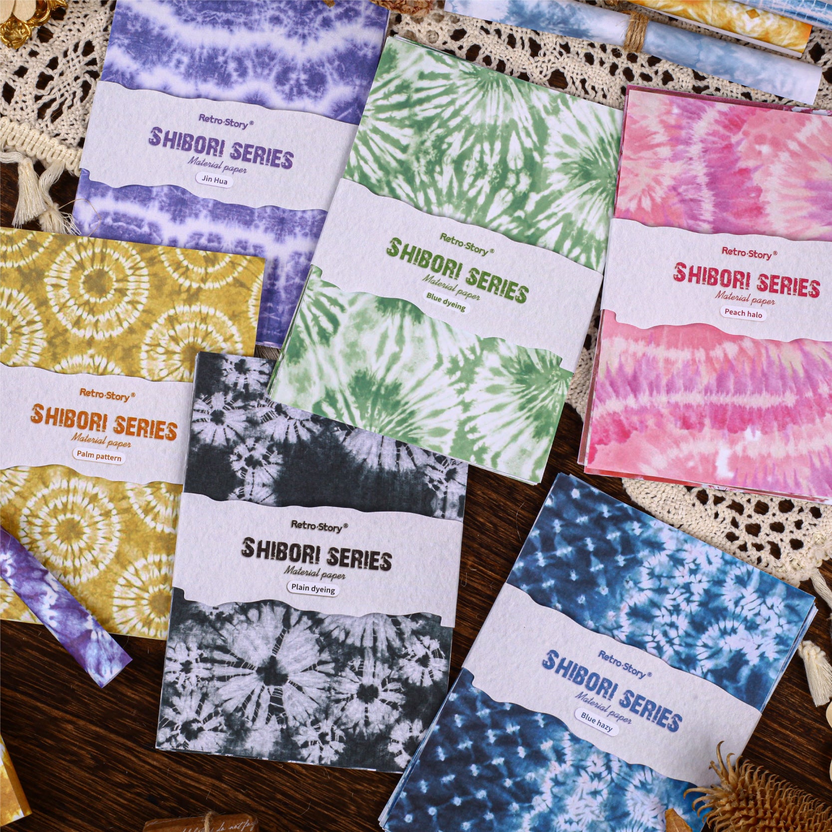 Dyed Scrapbooking Paper