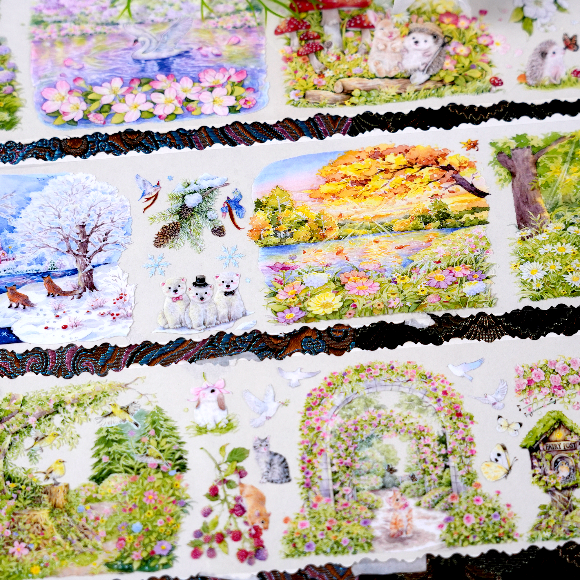 【XT】Walking through the seasons Landscaping Tape