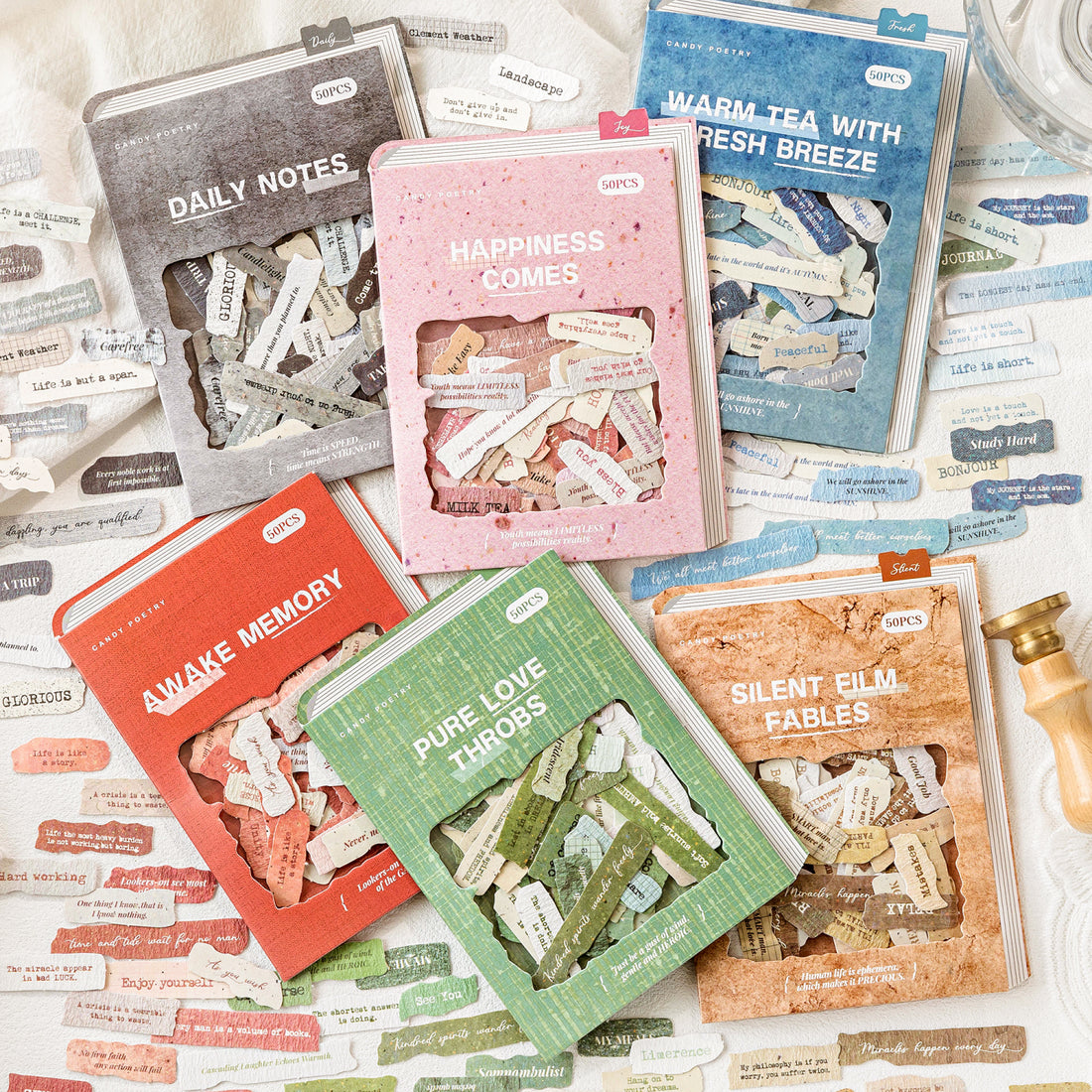 Fragments of the Heart Text Sticker