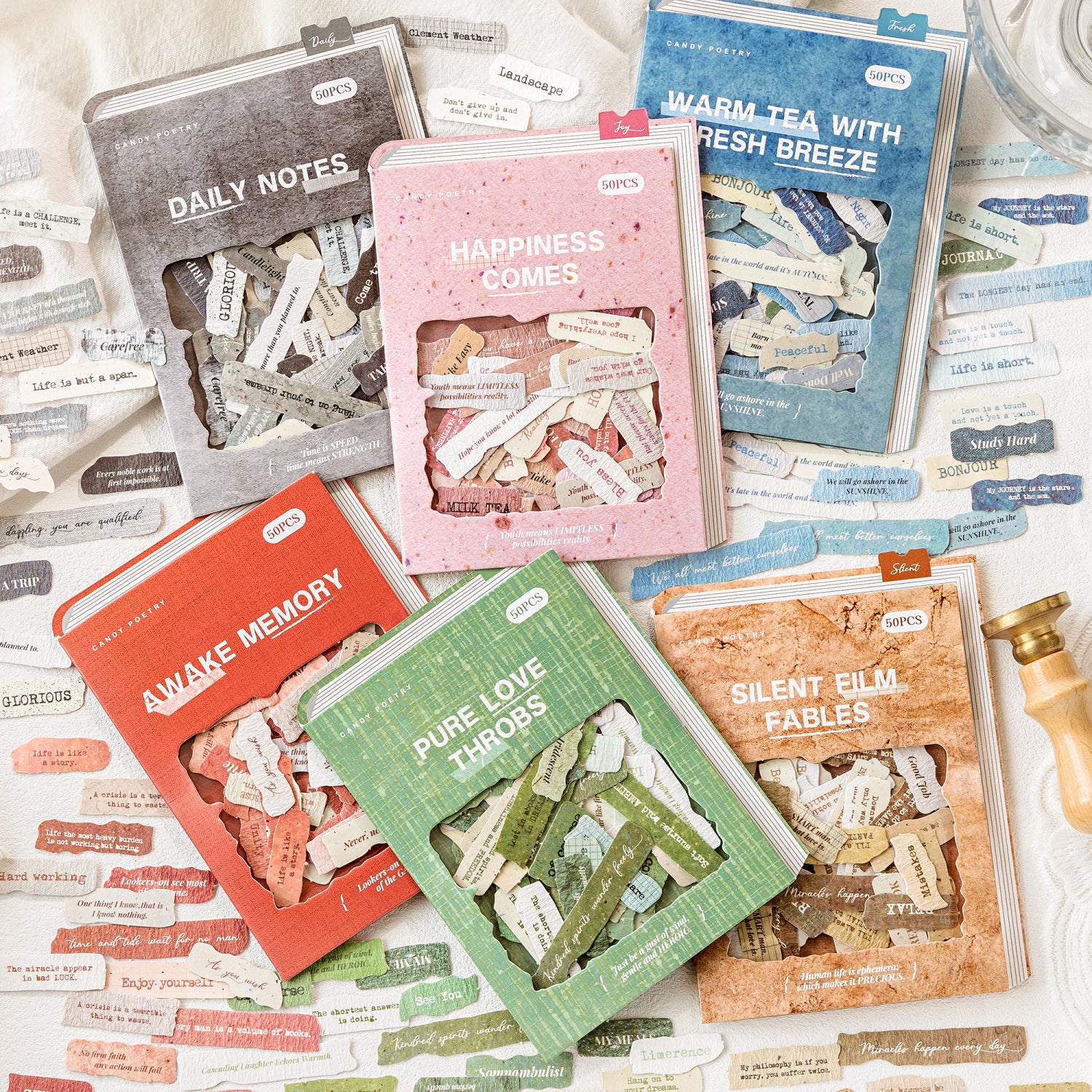 Fragments of the Heart Text Sticker