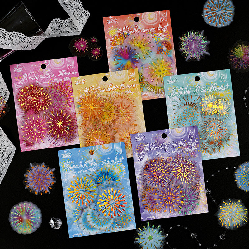 Fluorescent Night Language PET Sticker