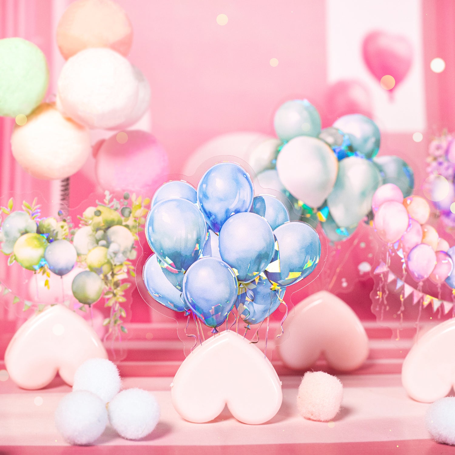 Wishing Balloon PET Sticker