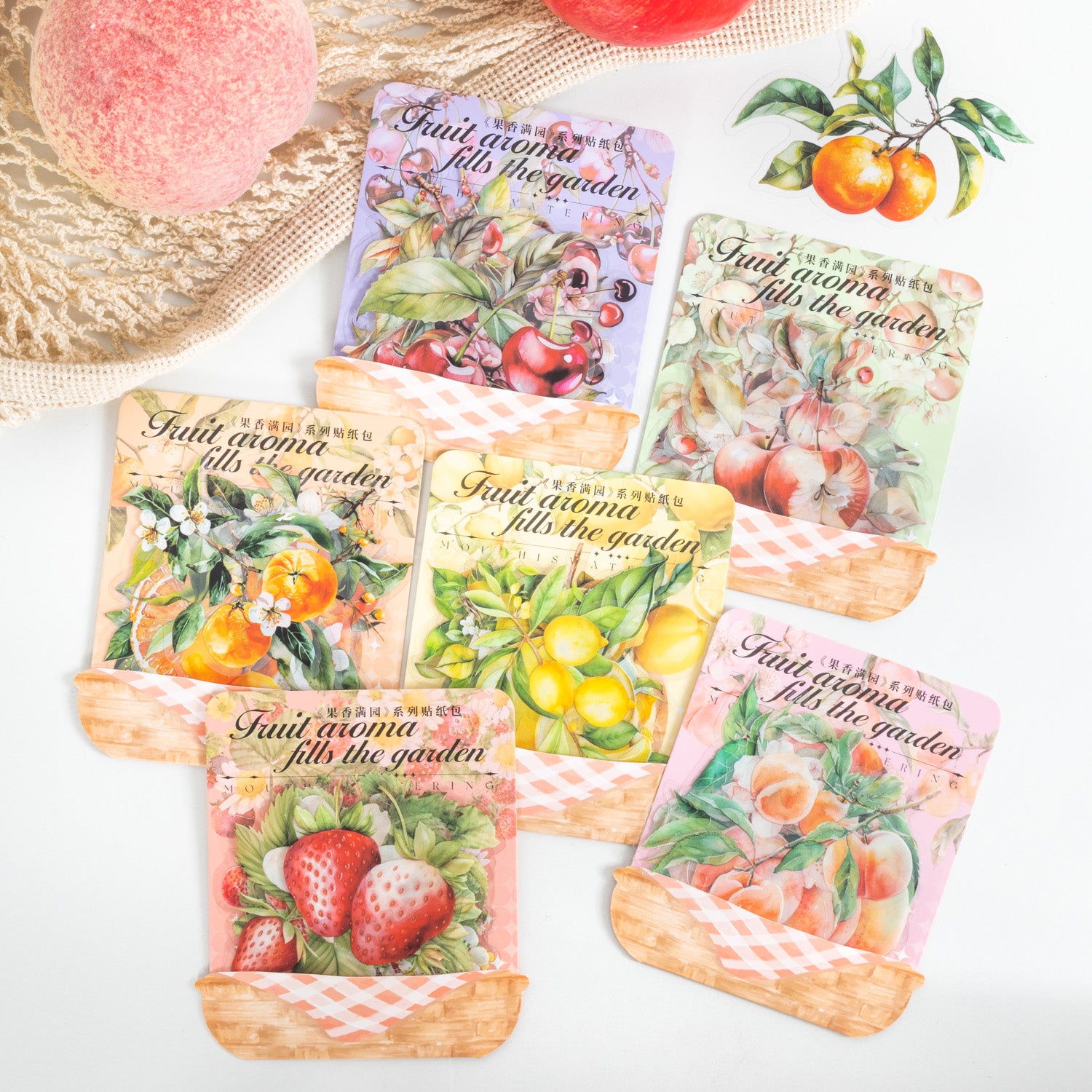 Fruity Garden Fruit Stickers
