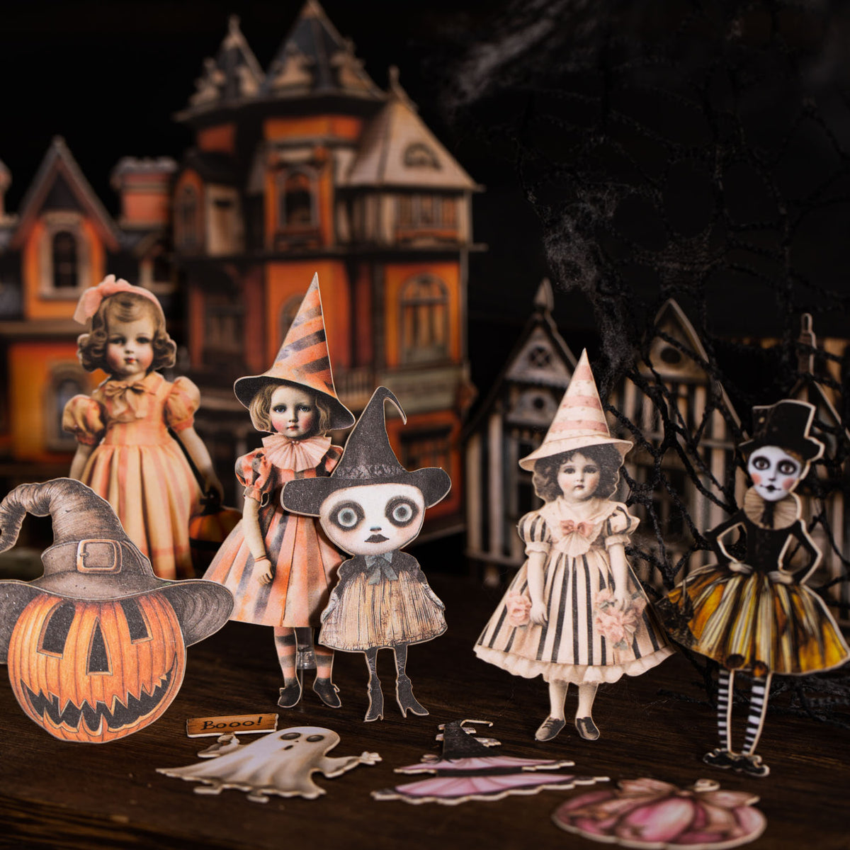 Carnival Night Party Paper Sticker