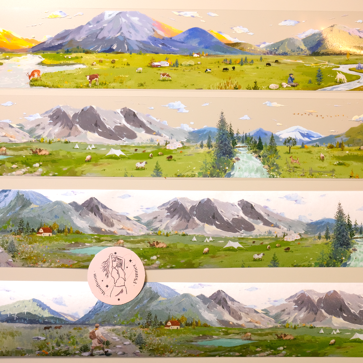 Mountains and Rivers Scenery Tape (5.5cm*200cm)