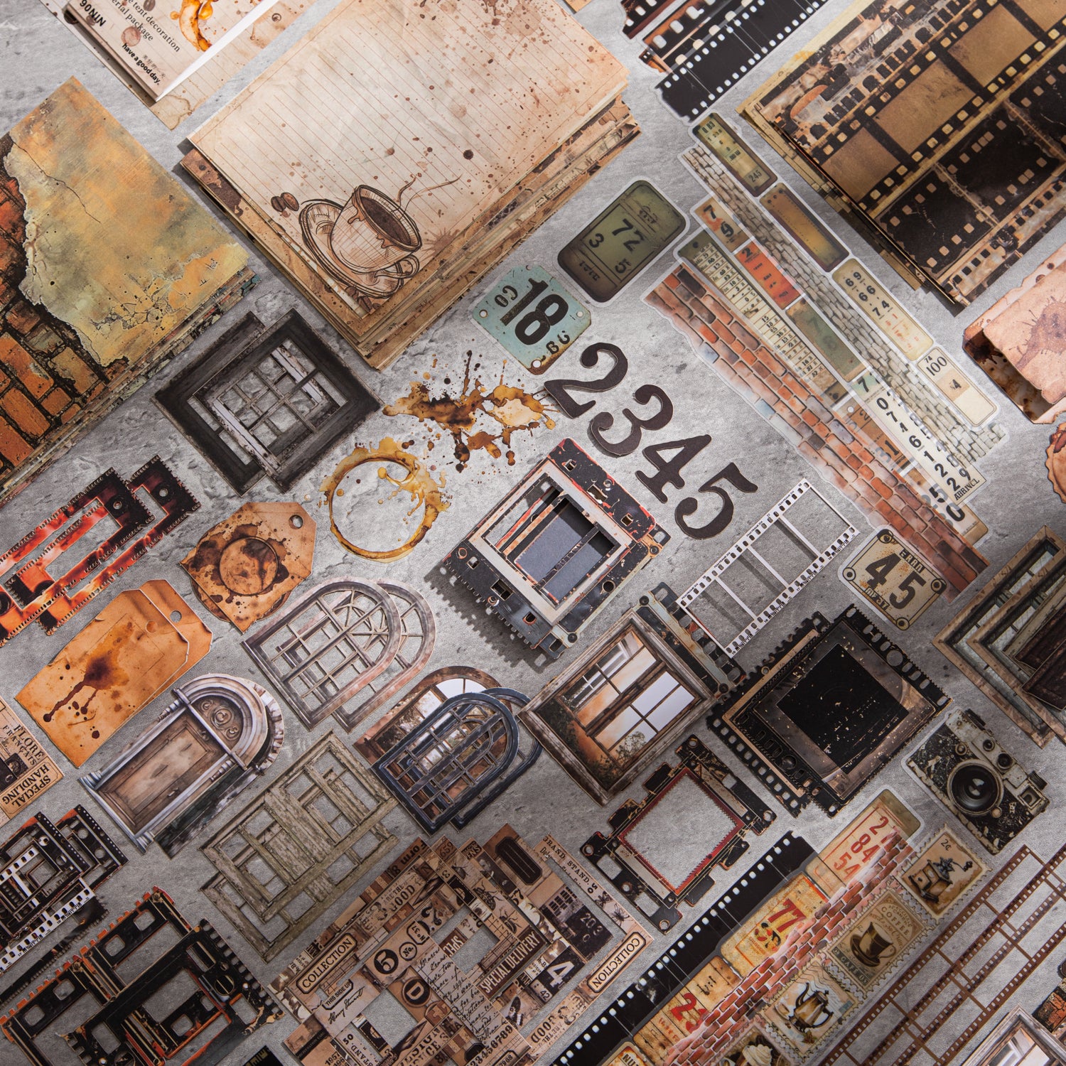 Time Collection Sticker and Paper