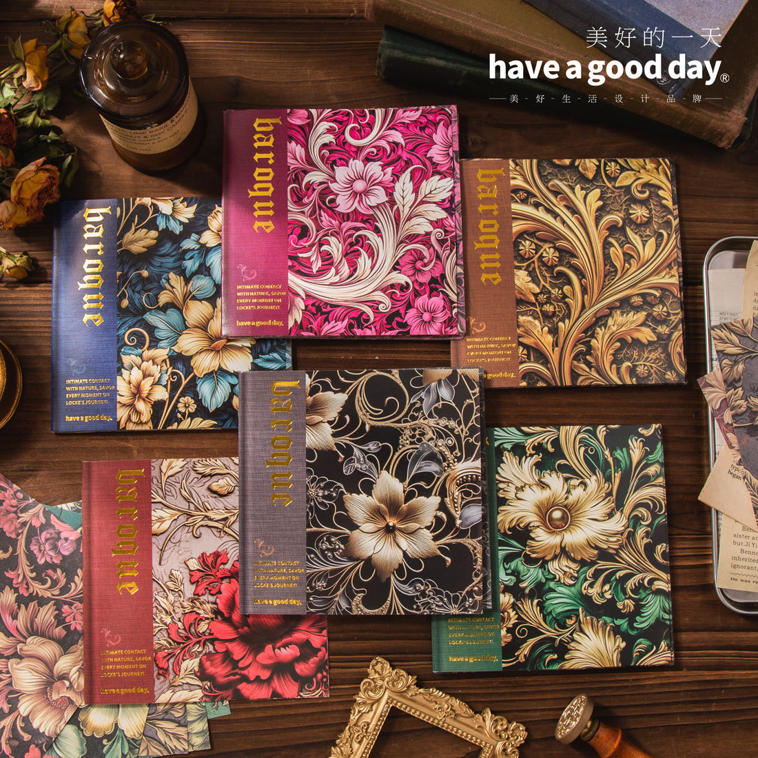 Love the Baroque Scrapbook Paper