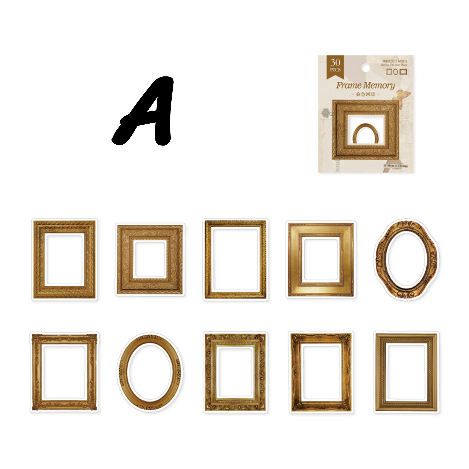 Photo Frame Memory Border Sticker