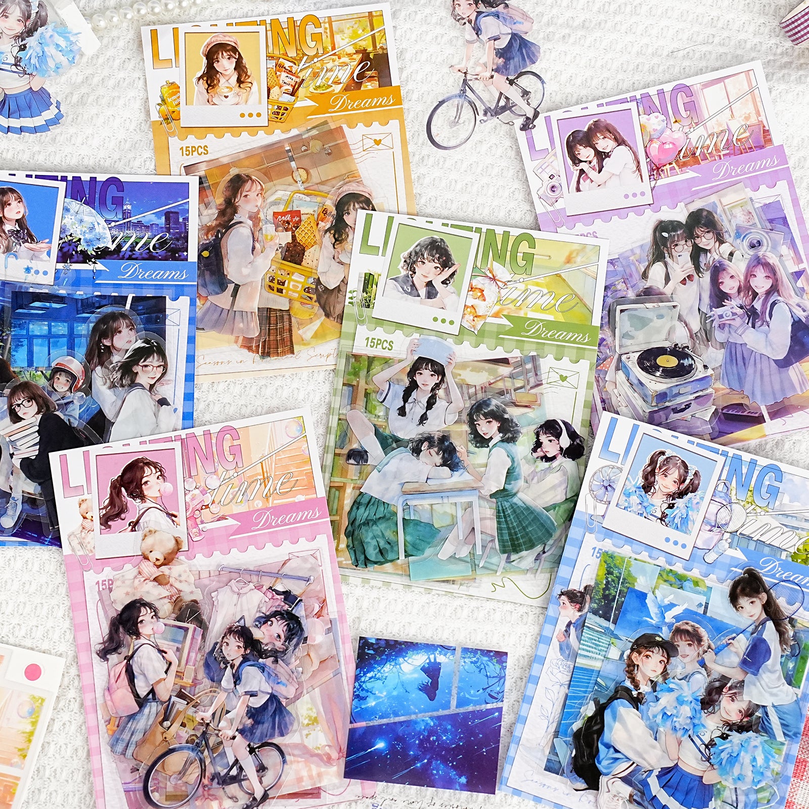 Dream Chasing Serie PET Sticker