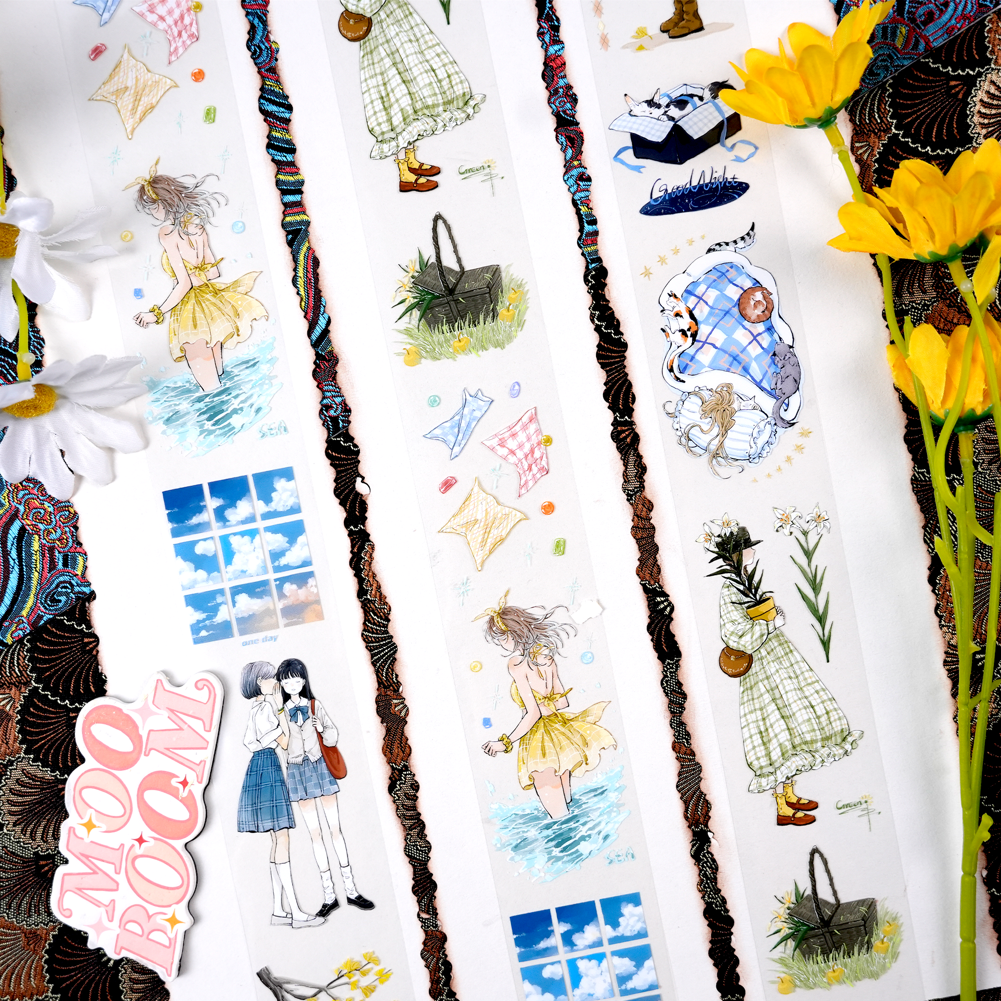 【MOOD】Innocent Memories Character PET Tape