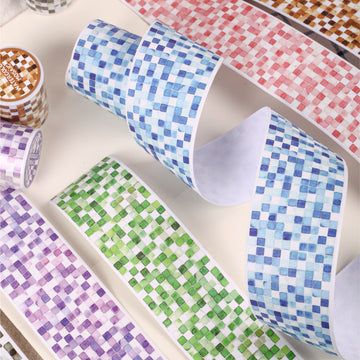 Watercolor Mosaic Washi Tape