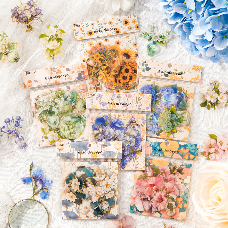 Kaleidoscope Series Flower Sticker