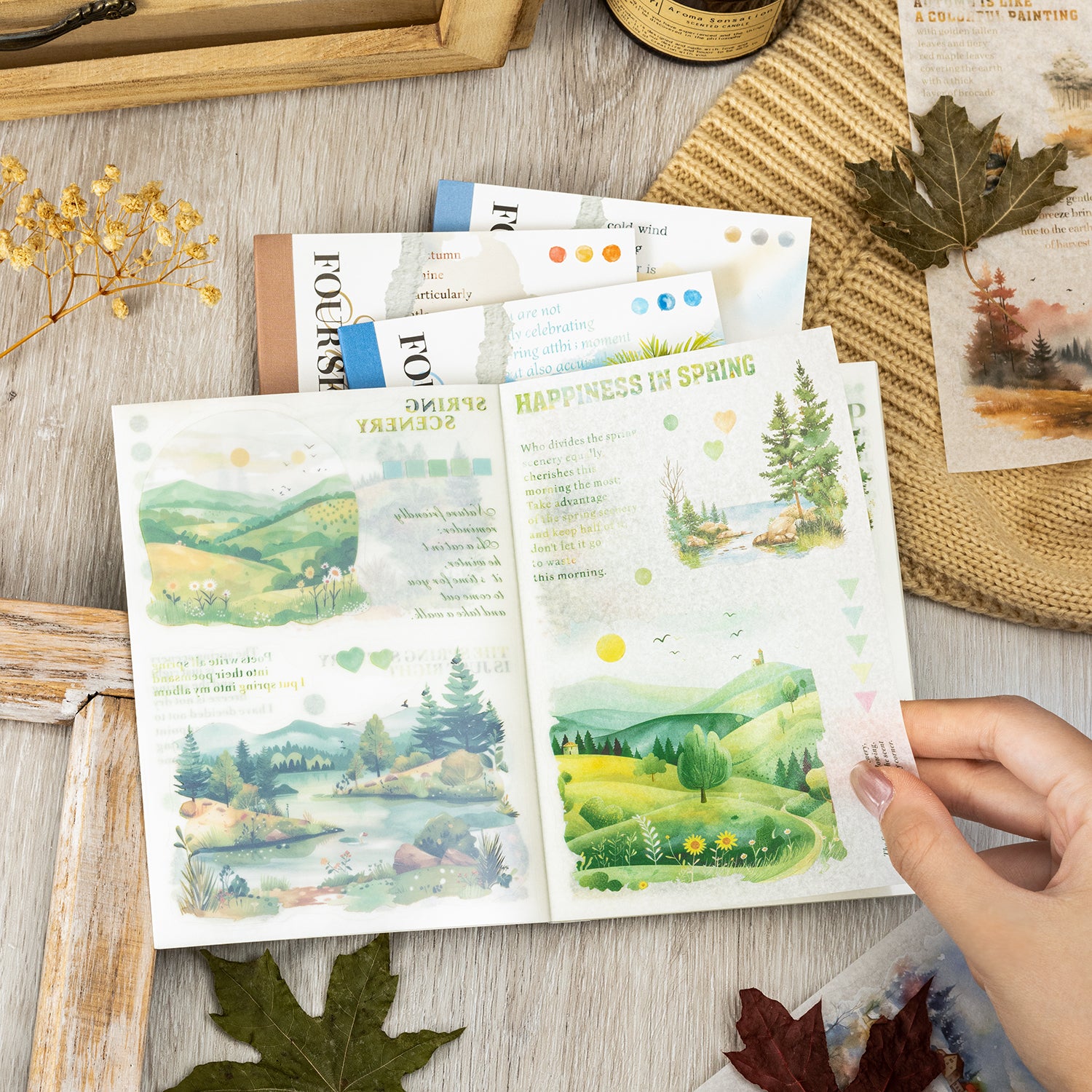 Four Seasons With You Sticker books