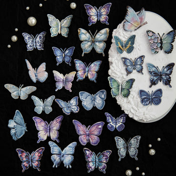 Butterfly Ceramics Museum Paper Sticker