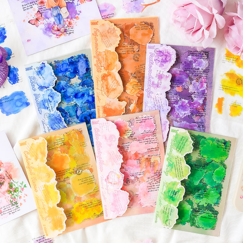 Rosy Clouds Series PET Sticker