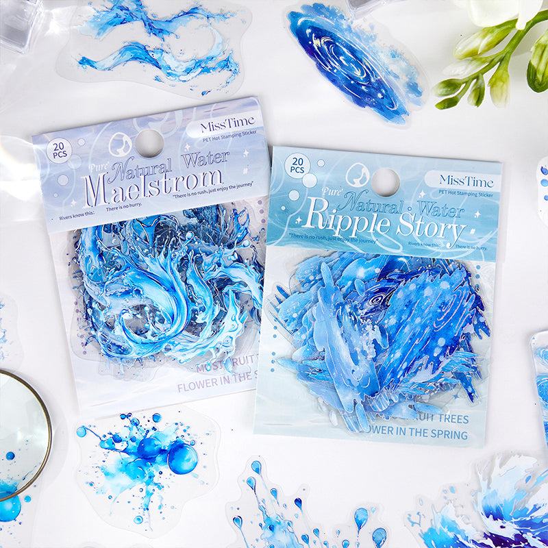 Water Ripples PET Sticker