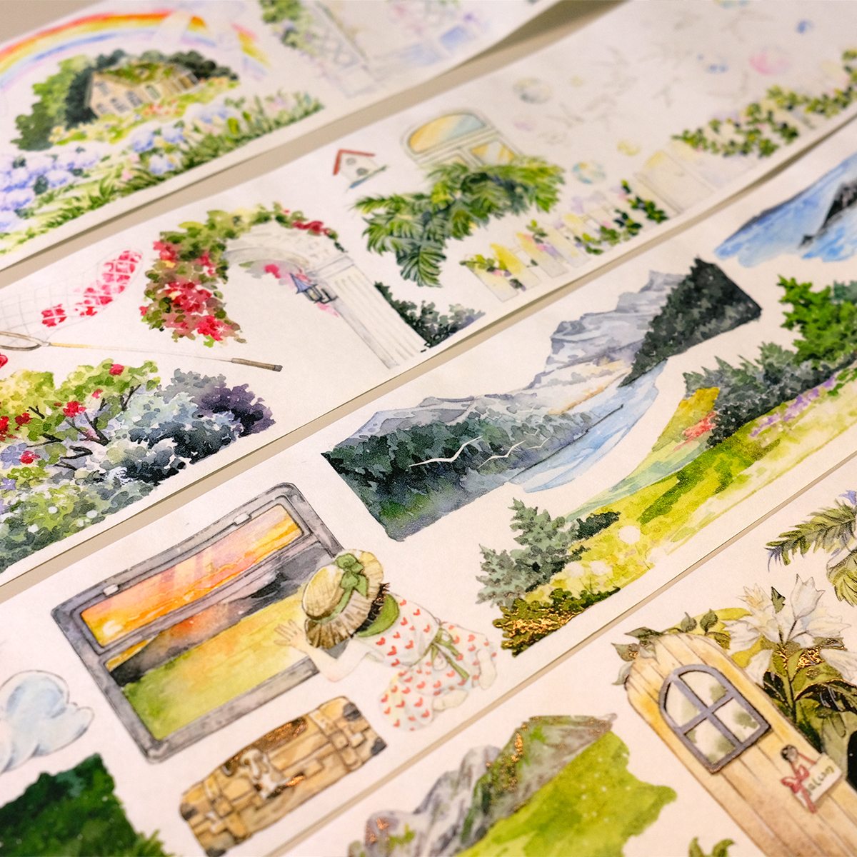 Forest Rainbow Smile Tape (70cm*150cm)