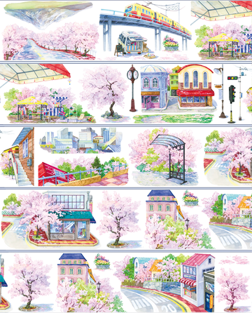 【XT】Cherry Blossom City Landscaping Tape