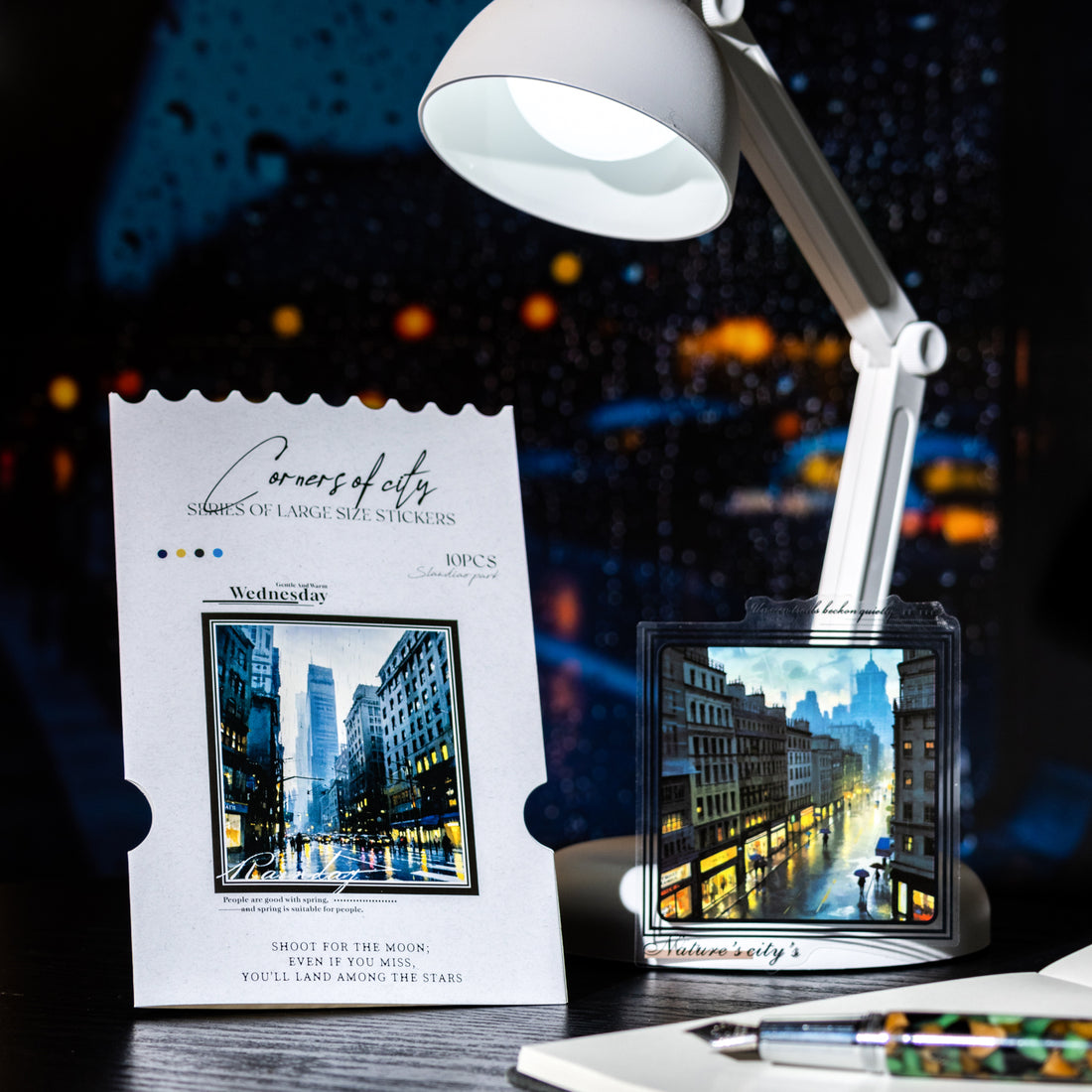 Corner of the City PET Sticker