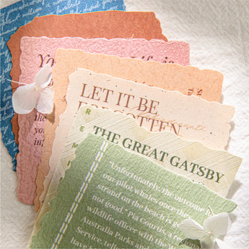 Thoughts Letter Series Scrapbooking Paper