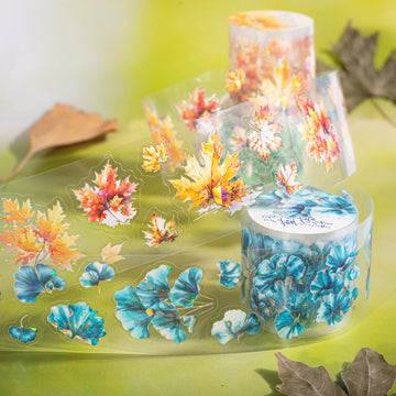 Falling Leaves Become Poems Pre-cut PET Tape