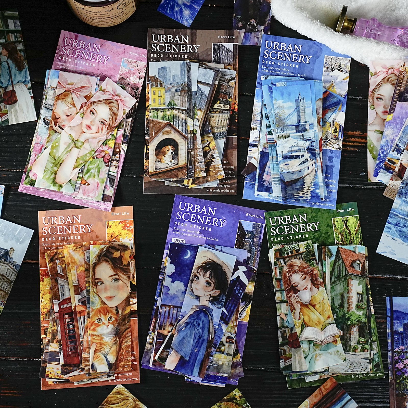 City Romantic PET Sticker