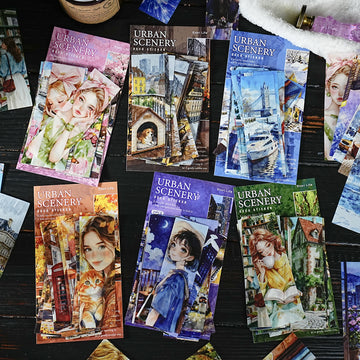 City Romantic PET Sticker