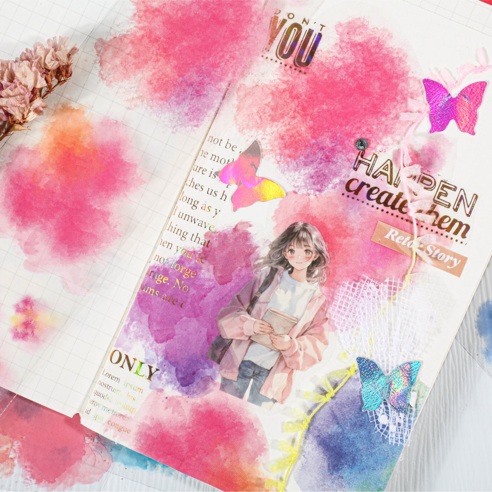 Watercolor Galaxy PET Tape