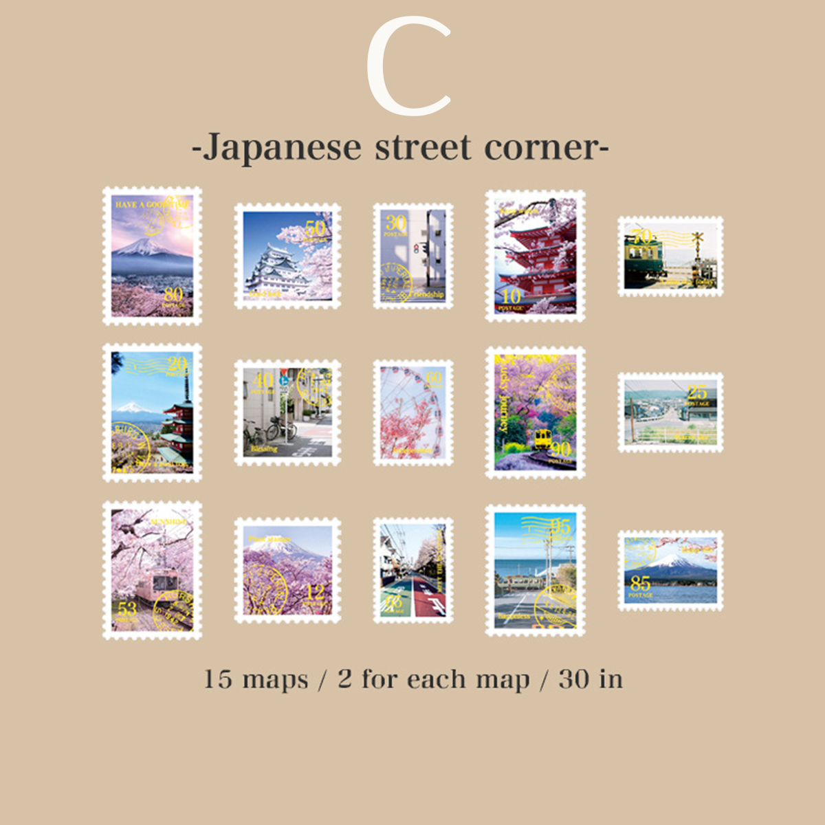 Travel stamp collector Foil Stickers