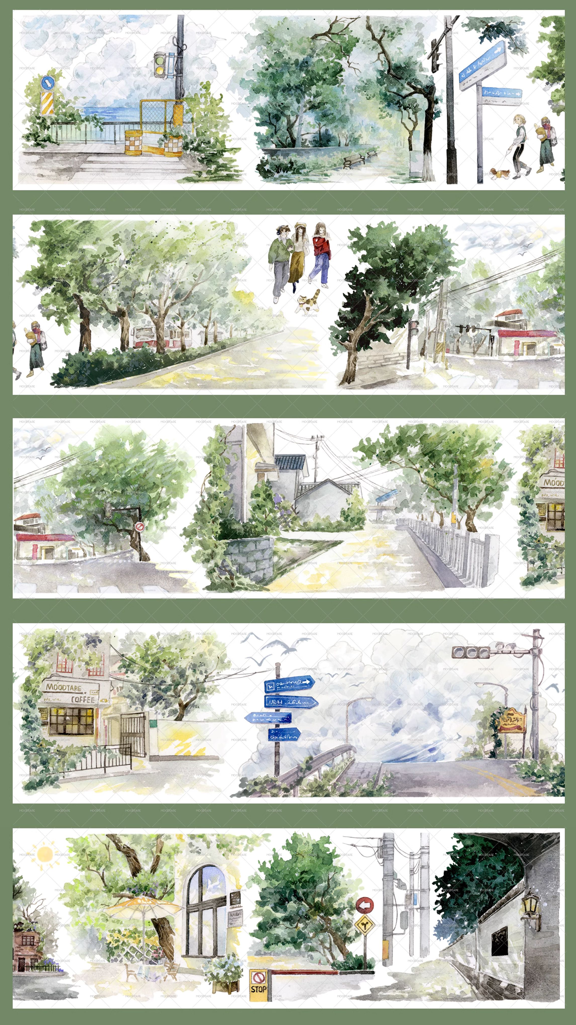 MOOD Childhood Memories PET Tape ( 2 Style )