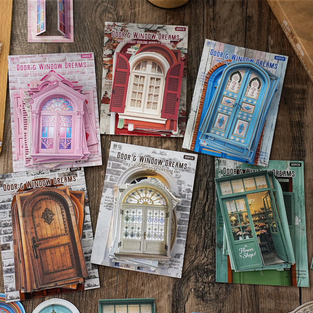 Window and Door Reverie Paper Sticker