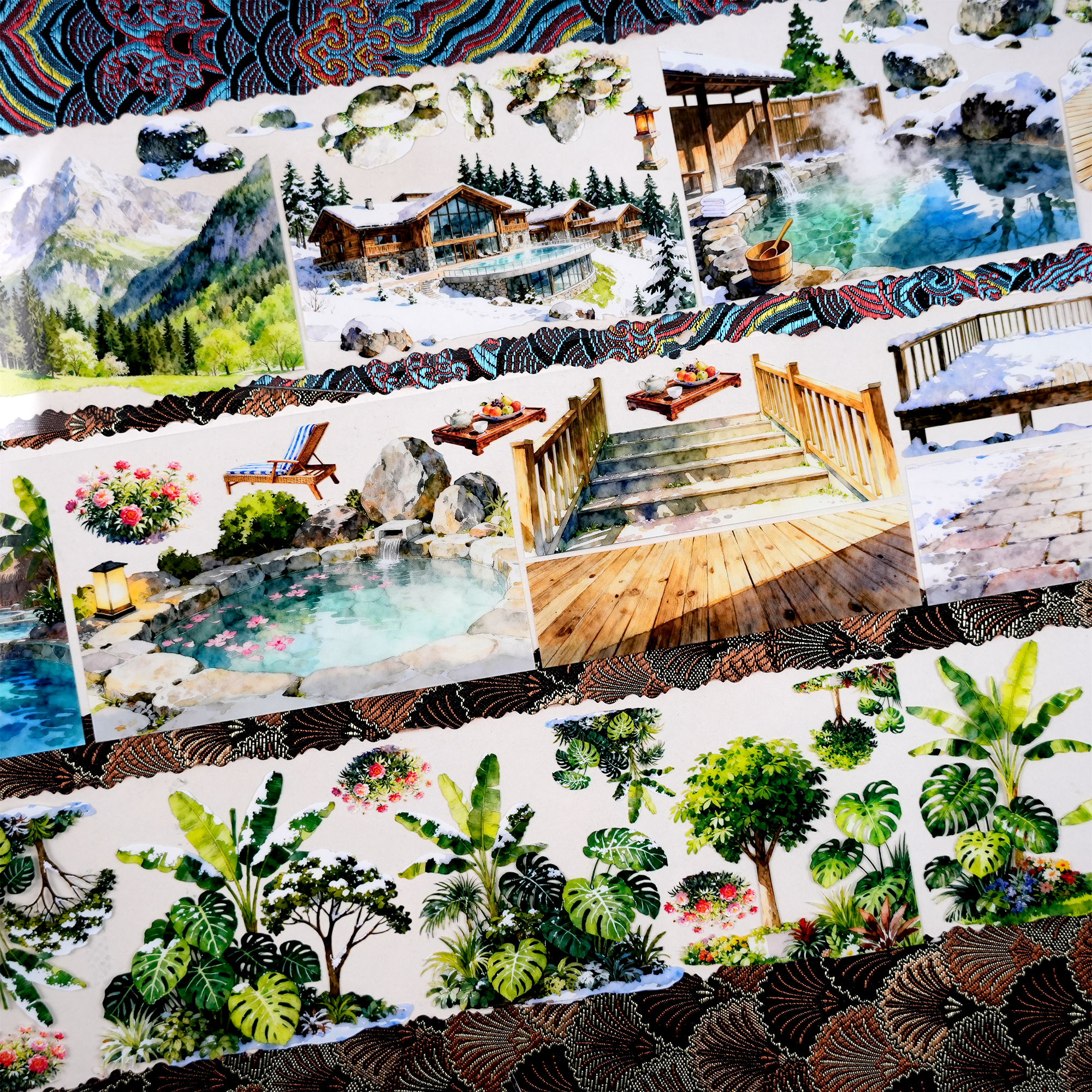 Banshan Hot Spring Landscraping Tape (80mm*250cm)