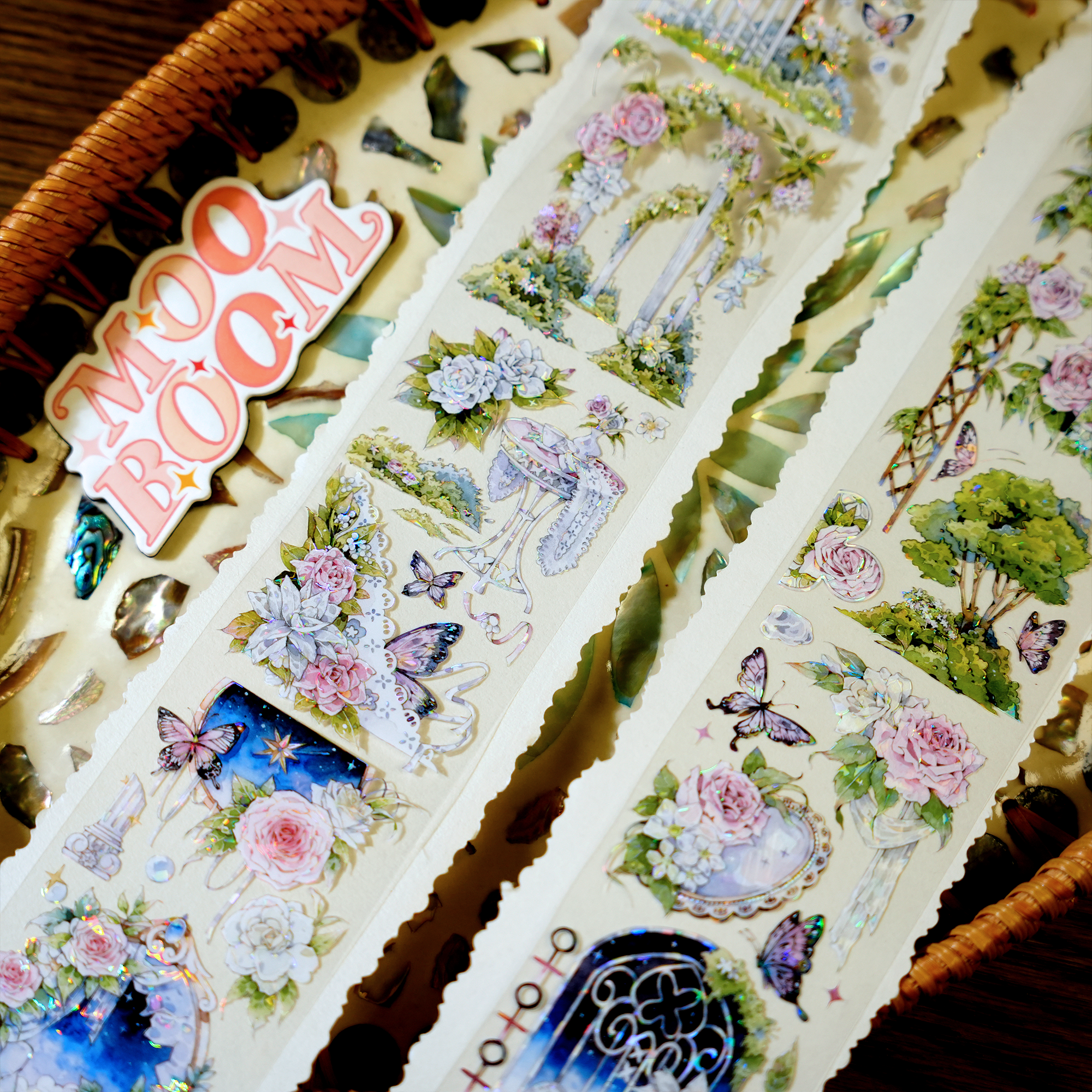 OKTM  Dreams Among Flowers PET Tape (6cm*100cm)