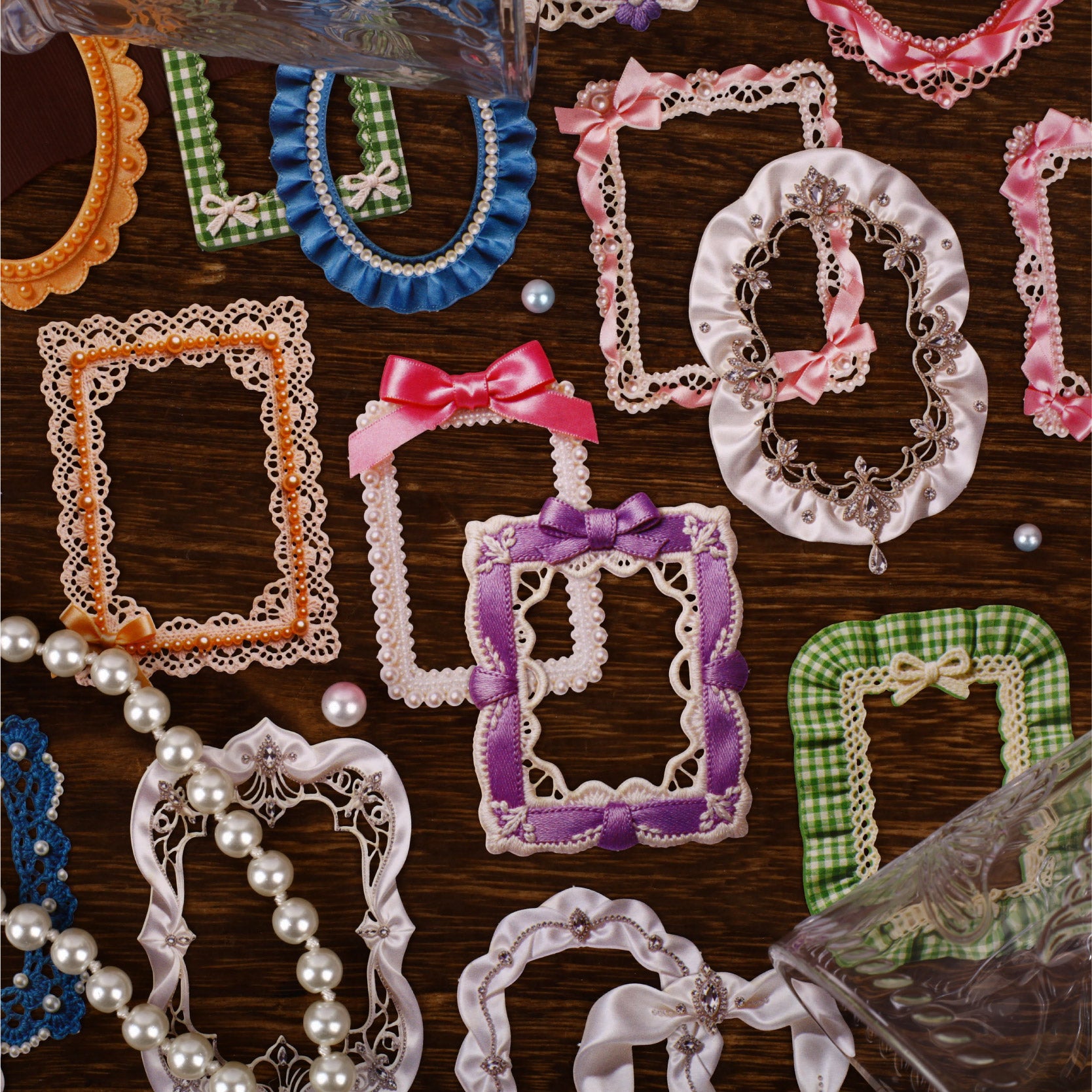 Starry Dream Lace Trim Stickers For Scrapbooking and Journaling | MOOBOOM