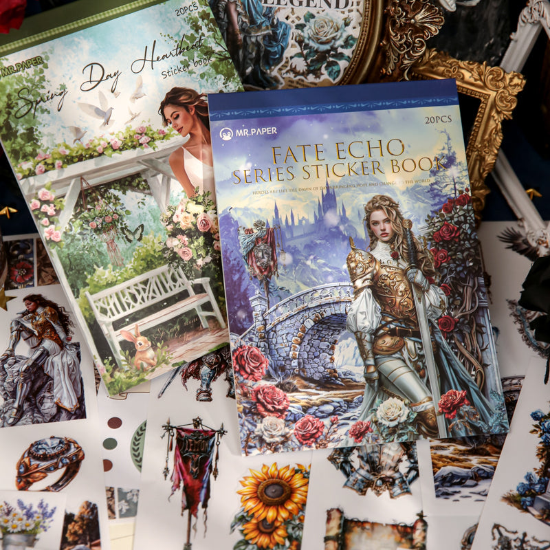 Spring Heartbeat Die-cut Sticker Book