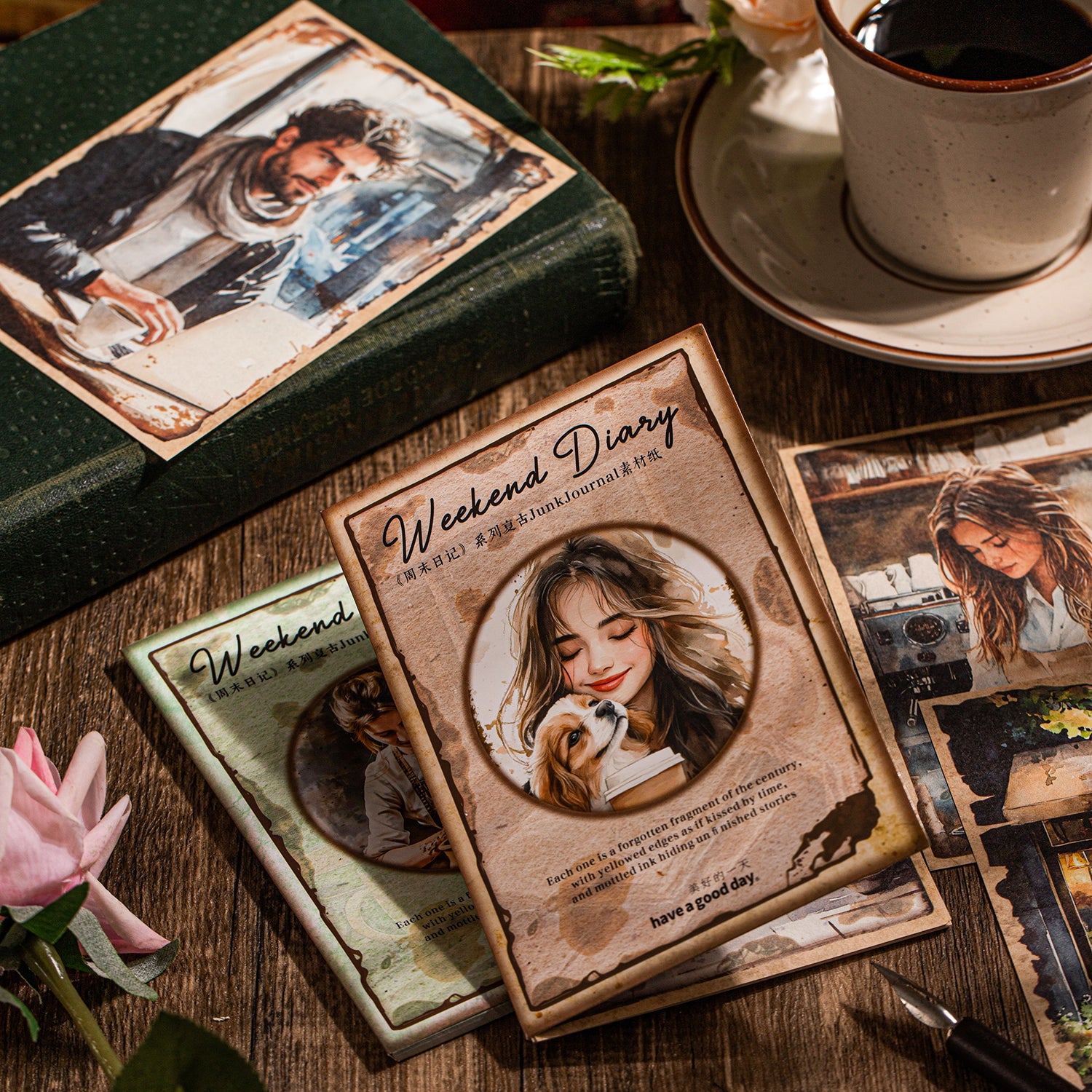 Weekend Diary Scrapbooking Paper