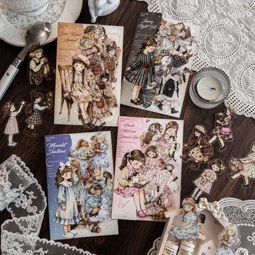 Star-Sleep Fairy Tale Girl Character Stickers