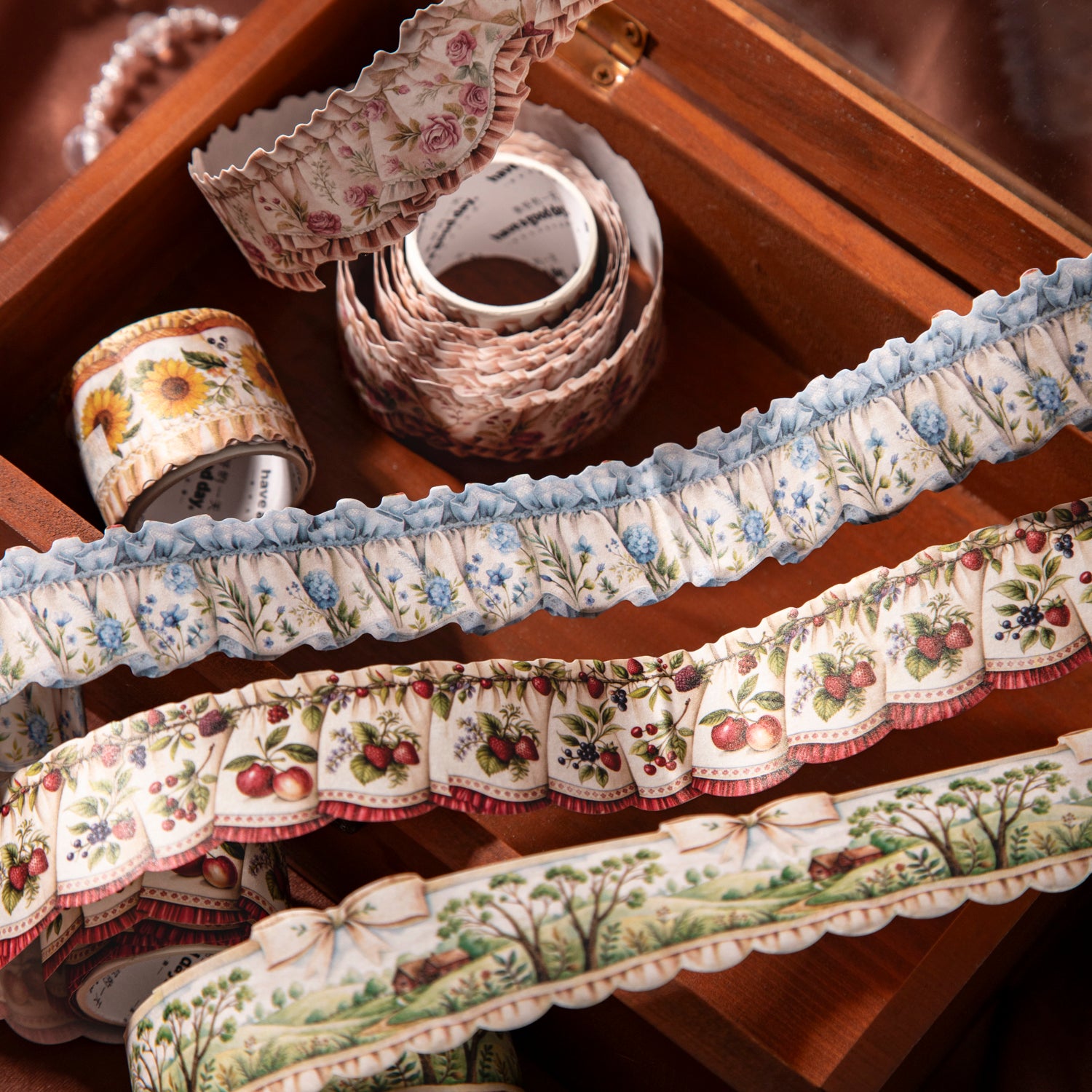 Forest Isle Flowing Curtains Series Washi Tape