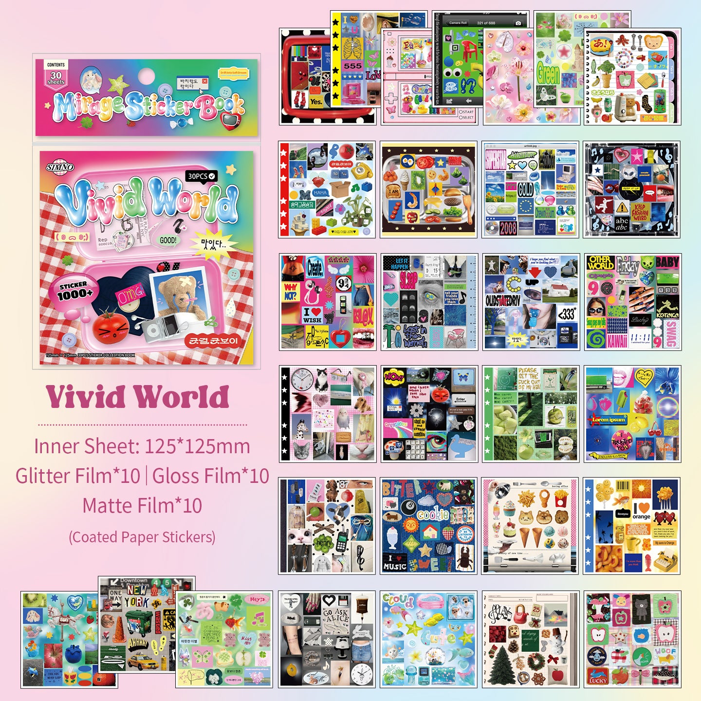 Reality and dreams Sticker Book