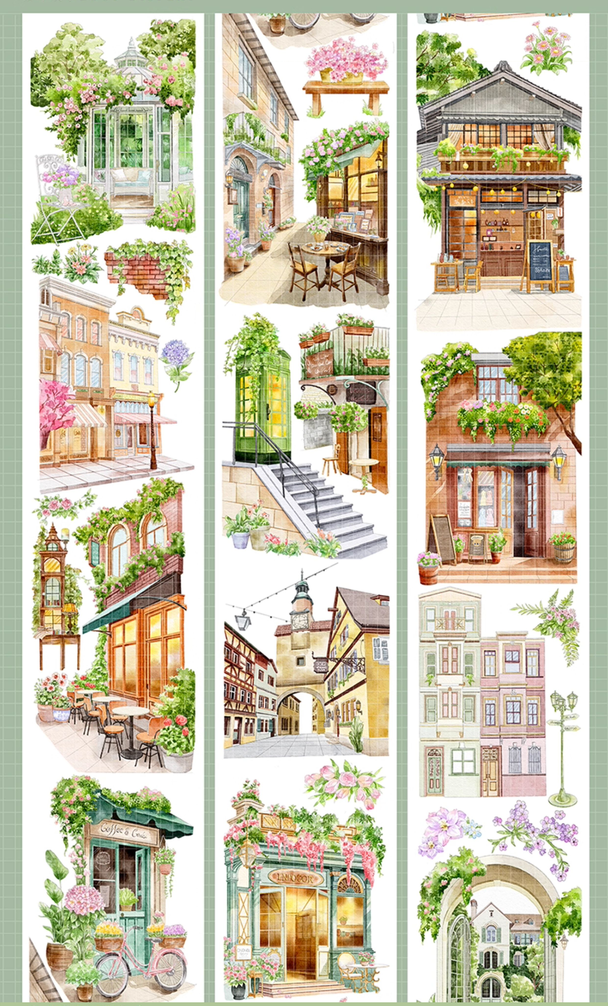 【OKTM】Leisure Street Corner PET Landscaping Tape