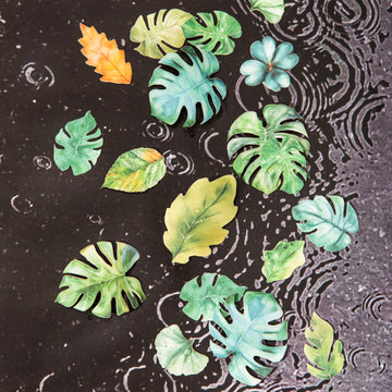 A leaf Paper Sticker