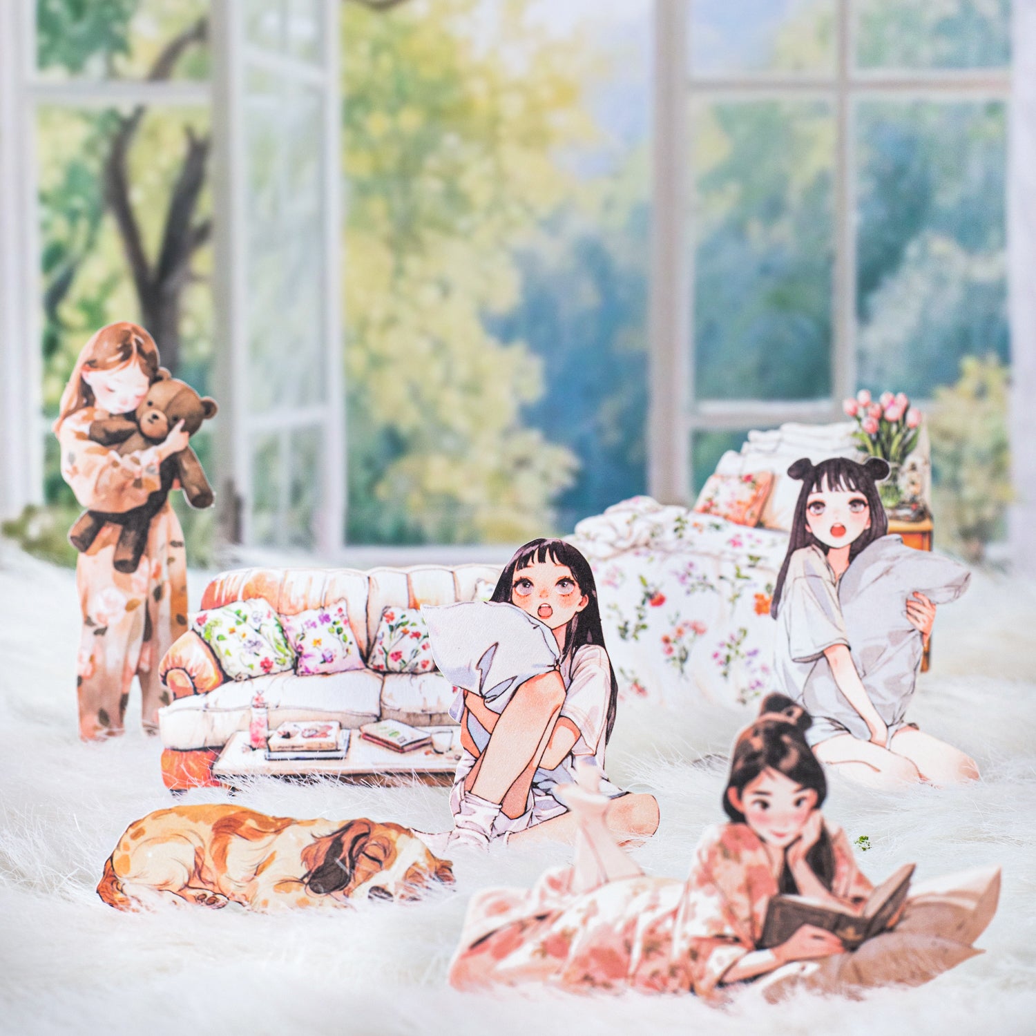 Lie Flat Plan Sticker