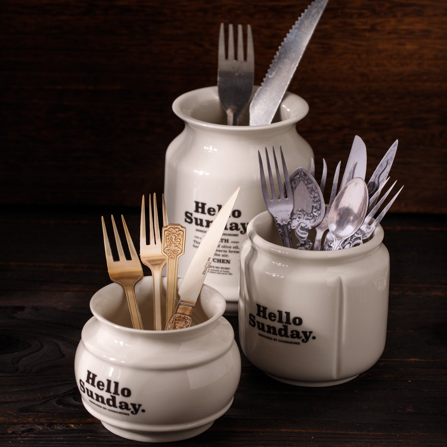 Classical Tableware Hard Card Sticker