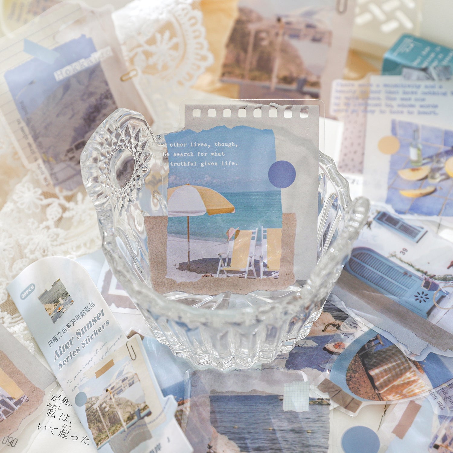 Sunset Afternoon PET Sticker