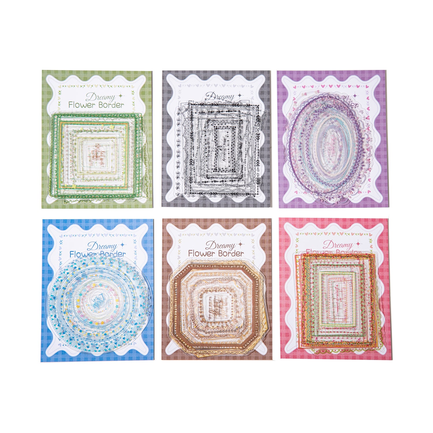 Whispering Dreams Lace Pre-cut PET Sticker for journaling and scrapbooking