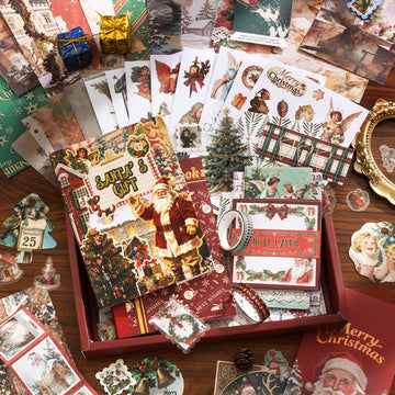 Santa's Gift Scrapbooking Supplies Box