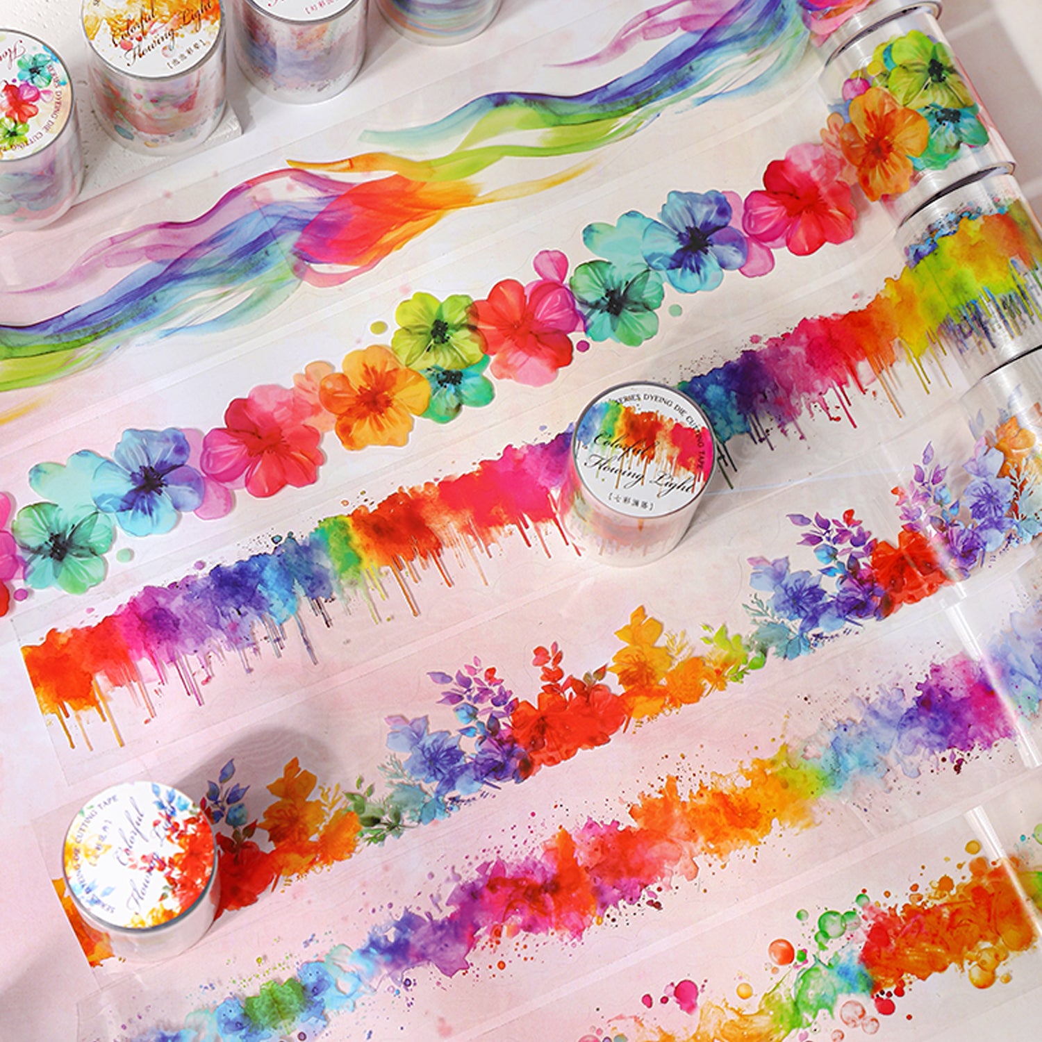 Colorfiul Flowing Light PET Tape